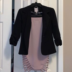 Blazer and skirt